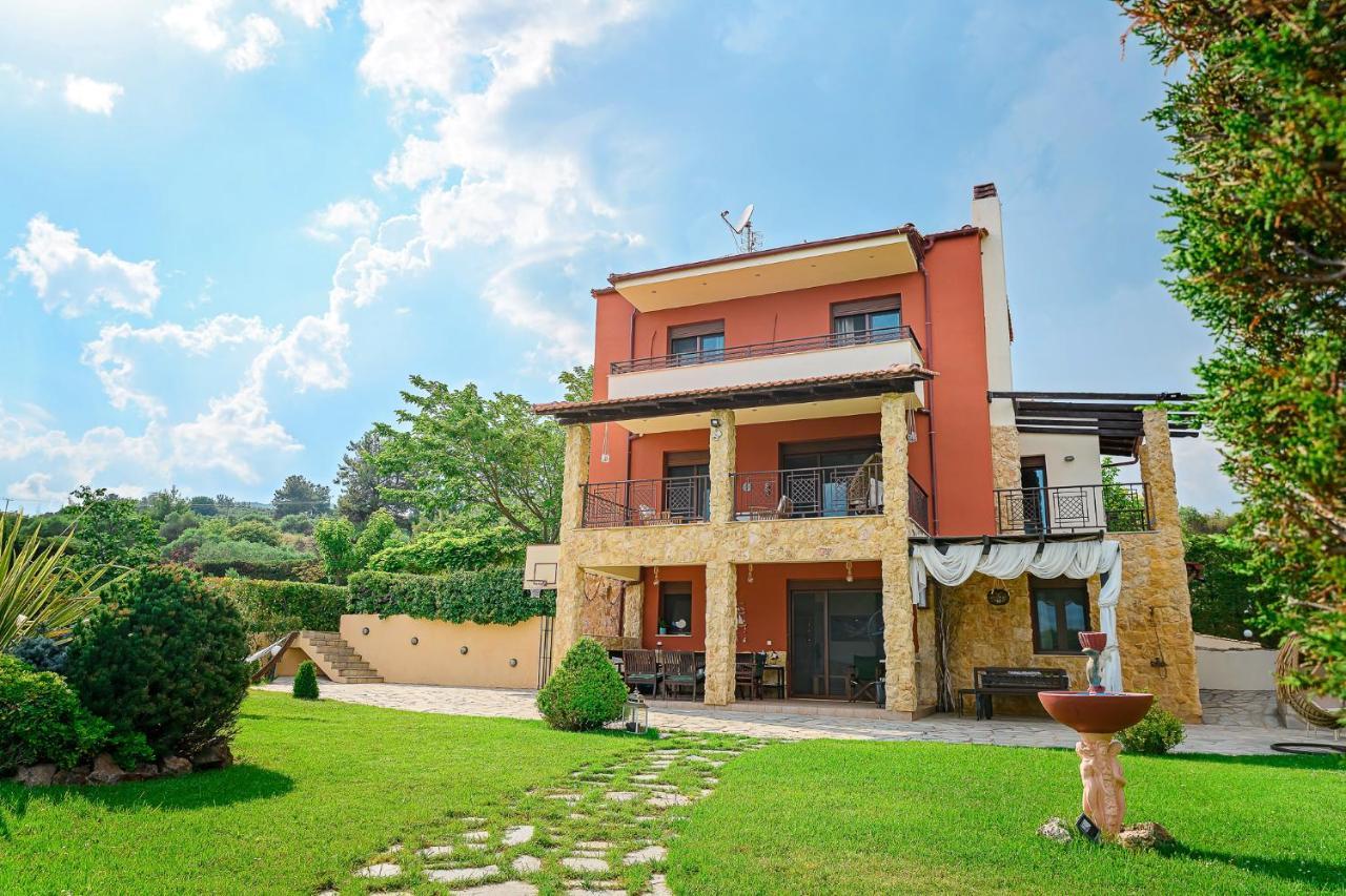 Néa Péramos Villa Mariellie מראה חיצוני תמונה