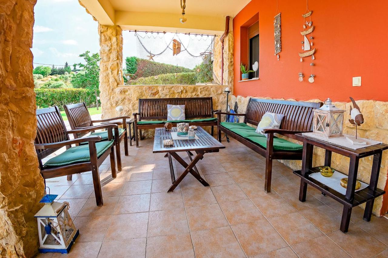Néa Péramos Villa Mariellie מראה חיצוני תמונה