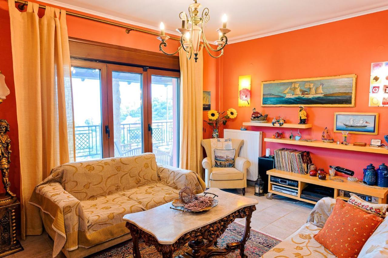 Néa Péramos Villa Mariellie מראה חיצוני תמונה