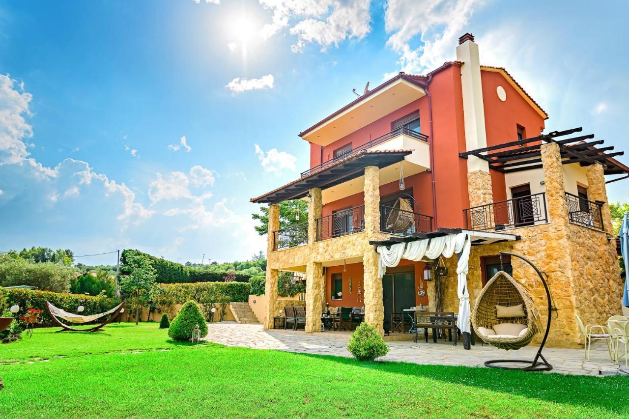 Néa Péramos Villa Mariellie מראה חיצוני תמונה