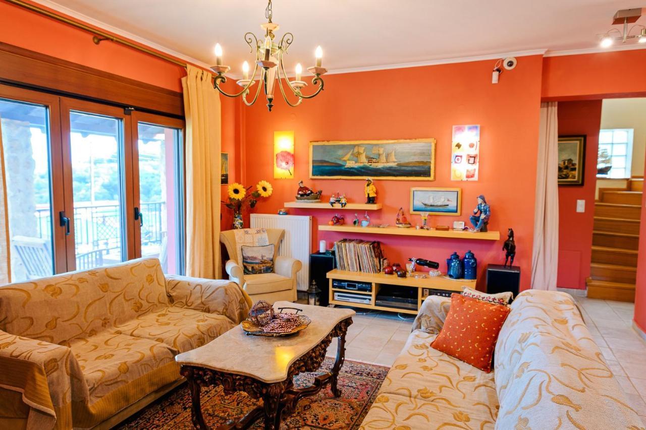 Néa Péramos Villa Mariellie מראה חיצוני תמונה